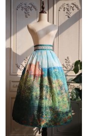 Cyans Qing Fisherman's Hut Skirt(Full Payment Without Shipping)